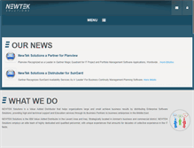 Tablet Screenshot of newtek.com.jo