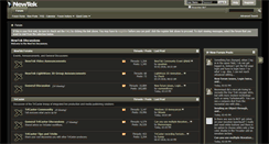 Desktop Screenshot of forums.newtek.com